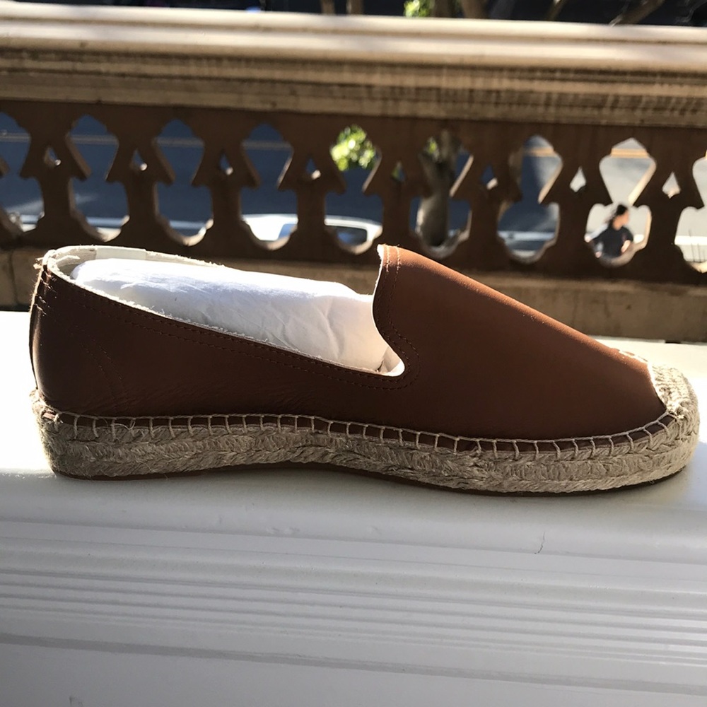 Brand new, Soludos leather slippers.